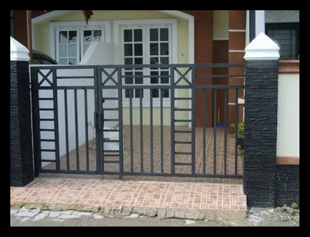 contoh pintu gerbang rumah minimalis - emelleen