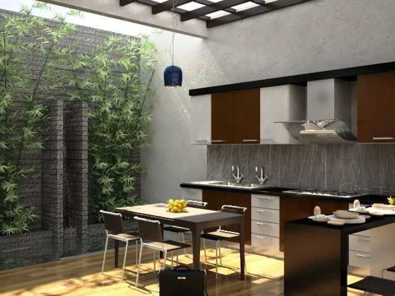 desain dapur dan ruang makan terbuka | desainrumahid.com