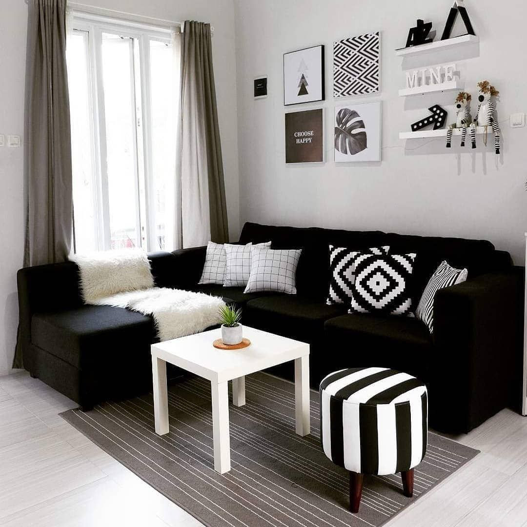 √ 45 desain ruang tamu kecil minimalis yang elegan dan ...