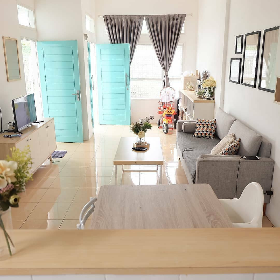 10 desain ruang tamu minimalis, cantik dan instagramable