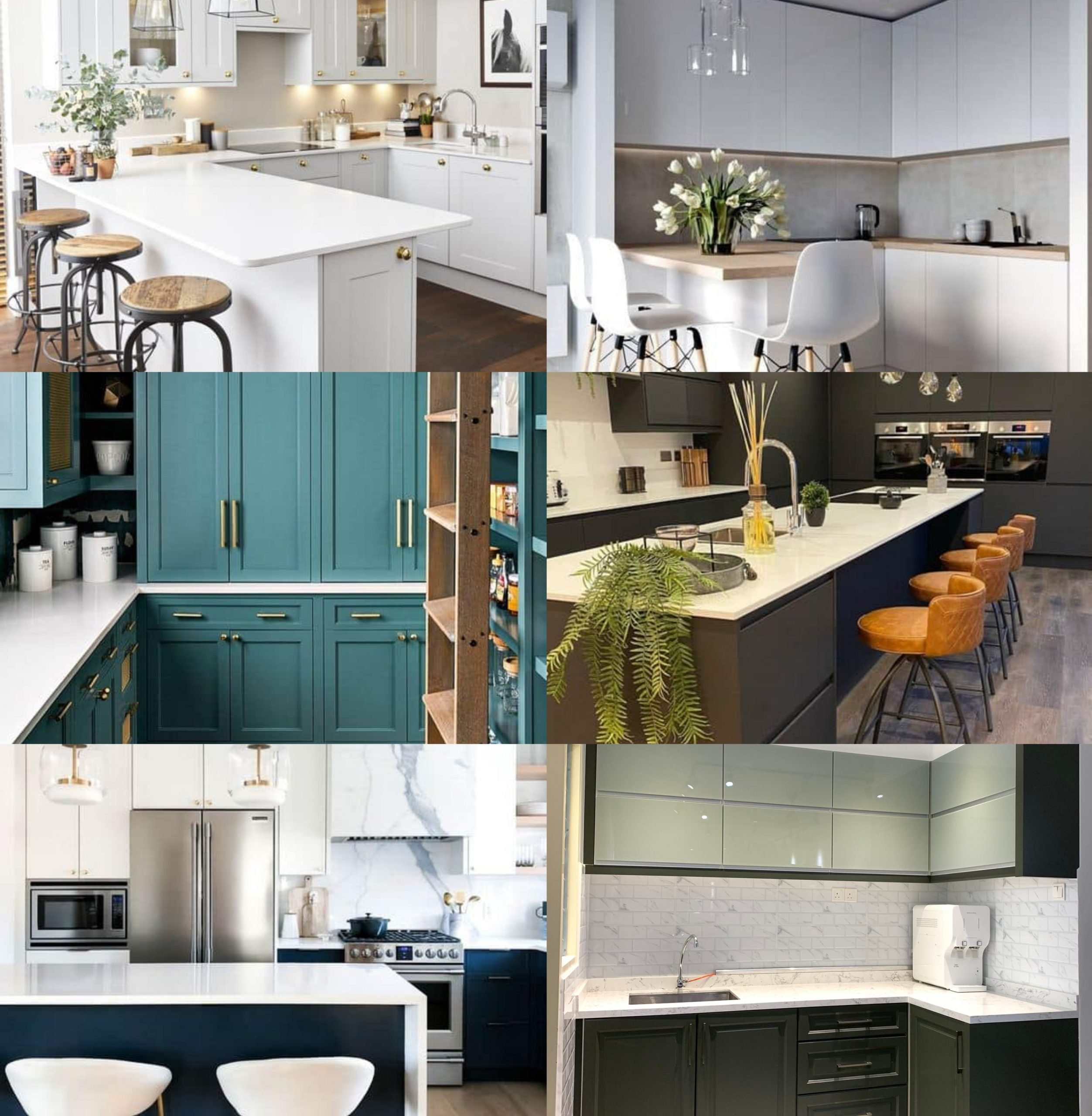 24 idea reka bentuk kabinet dapur rumah yang nampak