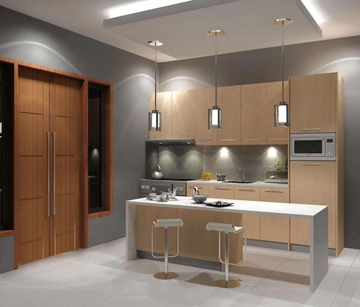 gambar desain interior minimalis: gambar dapur minimalis ...