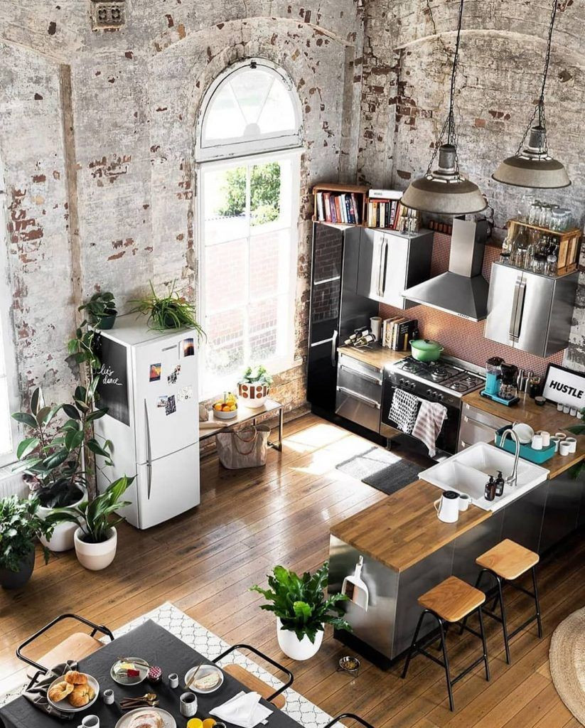 desain interior dapur dan ruang makan minimalis tanpa ...
