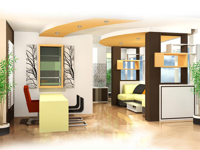 25 desain interior kantor minimalis modern yang indah ...