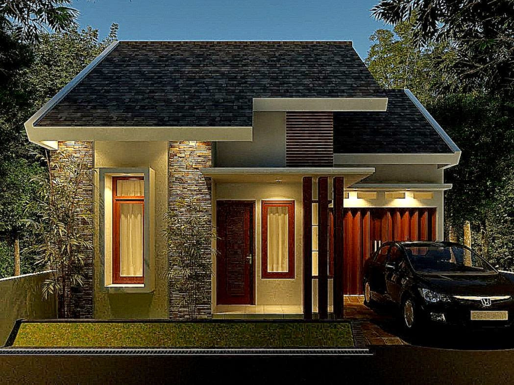 gambar rumah minimalis 1 lantai tanpa atap desain rumah