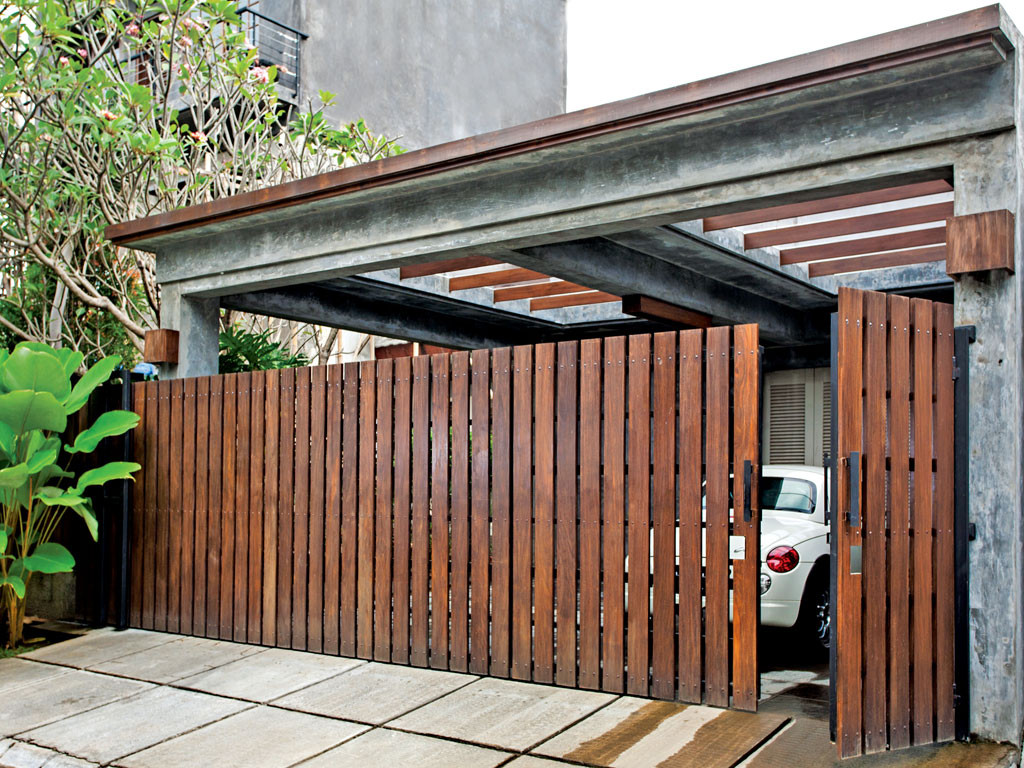 16 desain pagar kayu kreatif dan menarik | rumah impian
