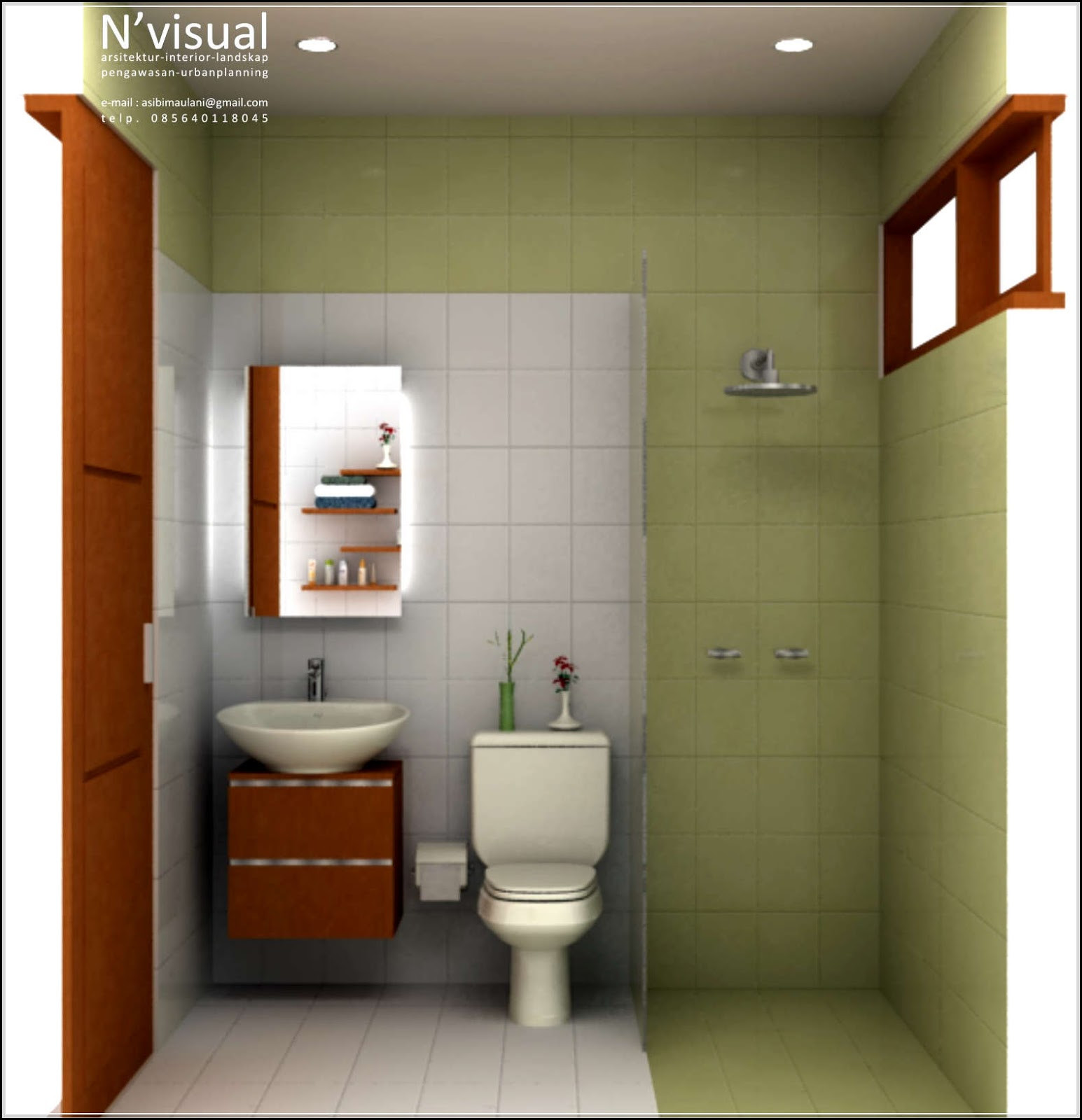 42 desain kamar mandi sempit minimalis ukuran kecil yang