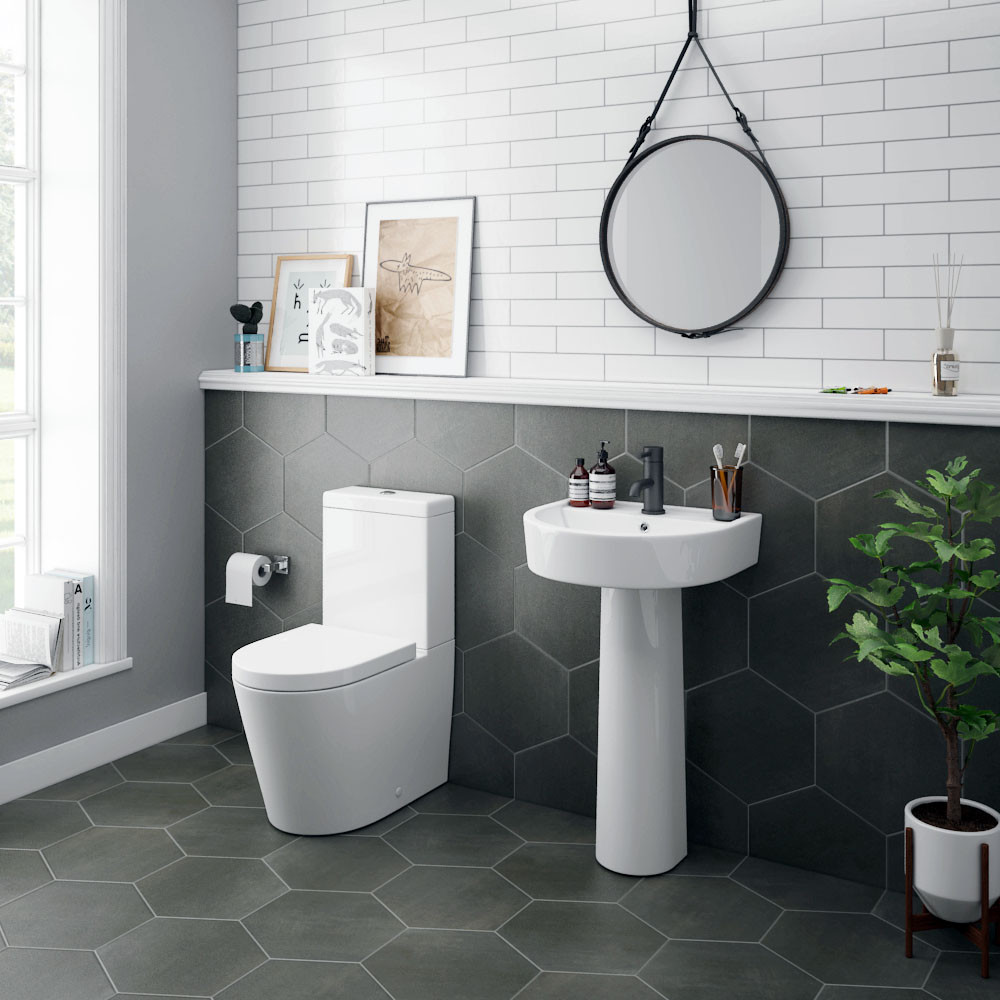 10 model keramik kamar mandi minimalis dengan motif cantik