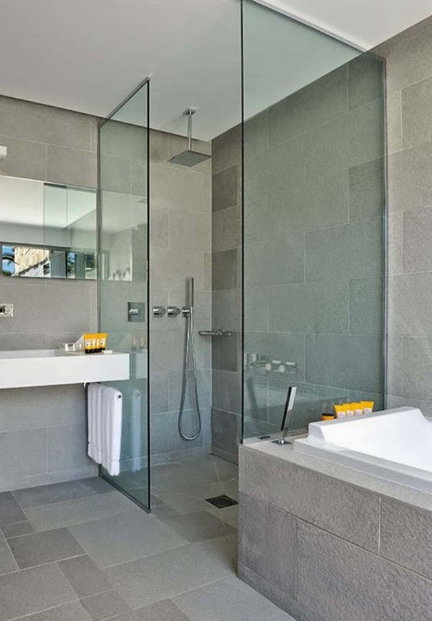 desain kaca kamar mandi modern untuk rumah minimalis ...