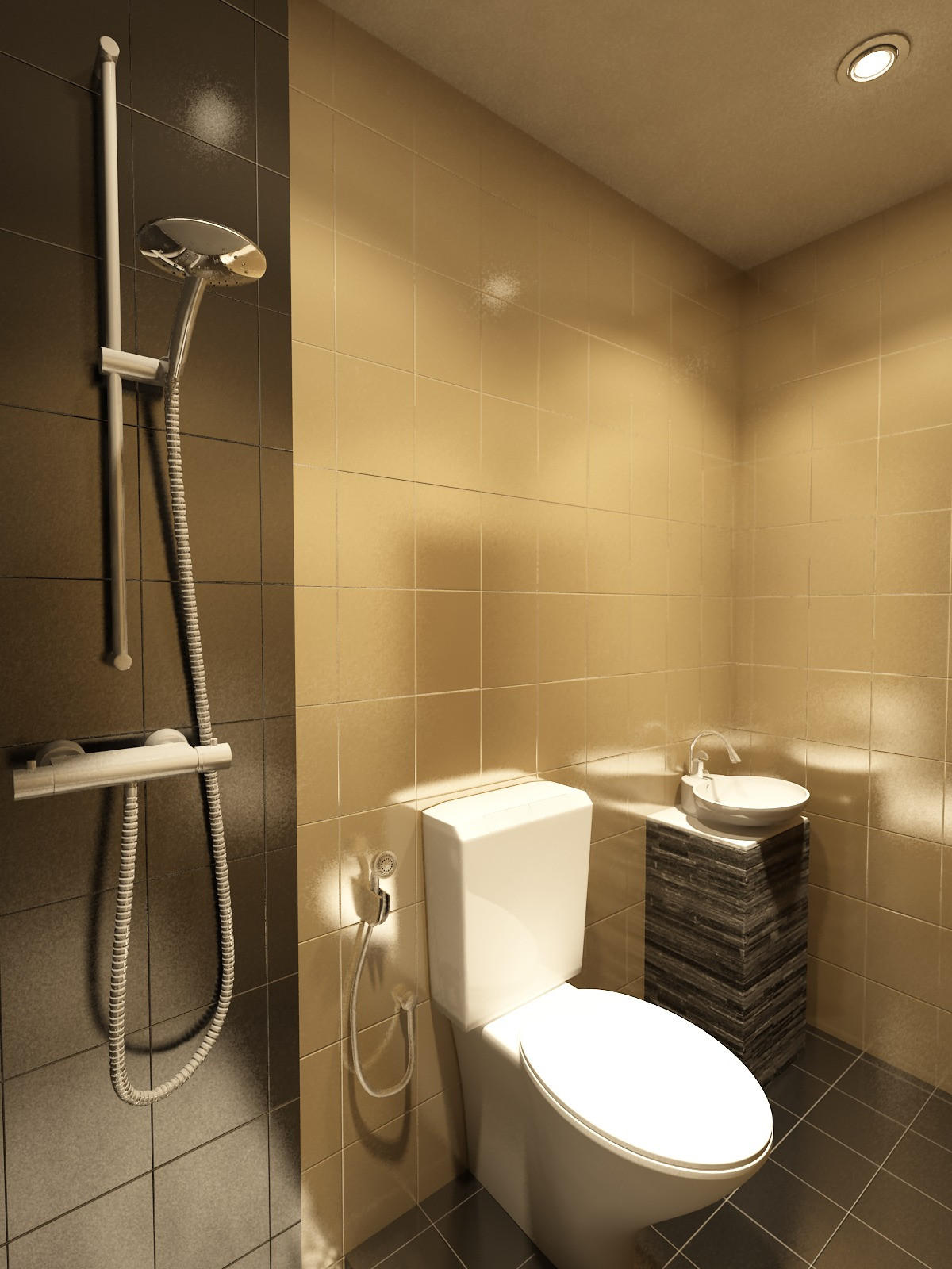 gambardesain3d: kamar mandi kecil minimalis