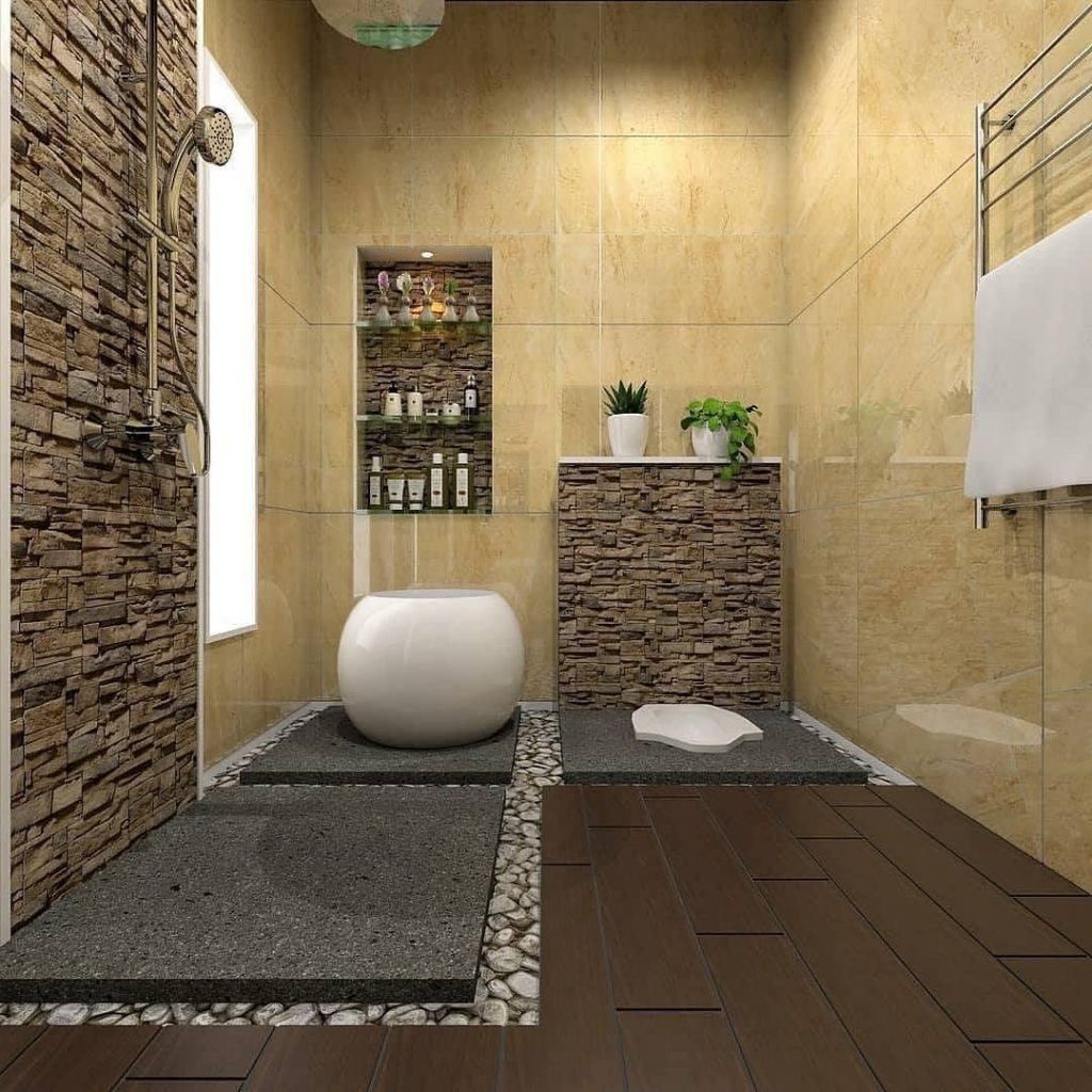 √ 15 desain kamar mandi minimalis ukuran 2x3 meter, modern