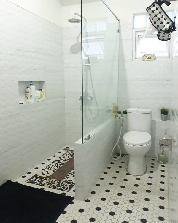 20+ Inspirasi Kamar mandi minimalis modern untuk kaum ...