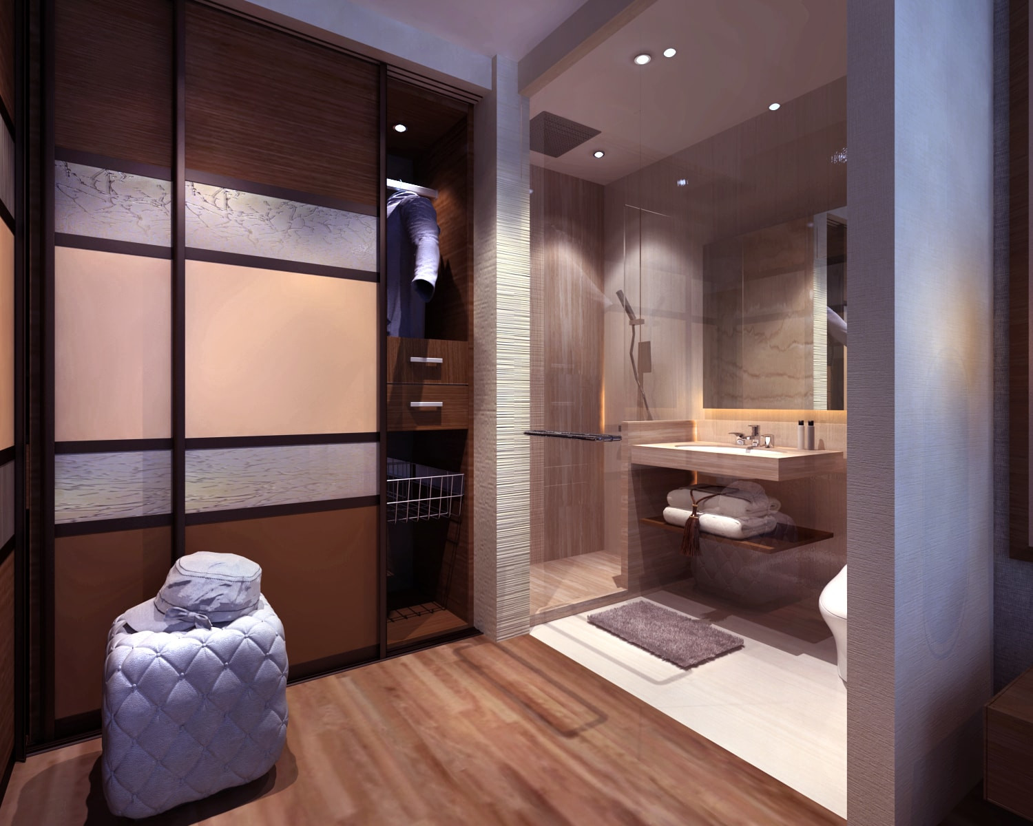 22 inspirasi desain kamar mandi minimalis kecil sederhana