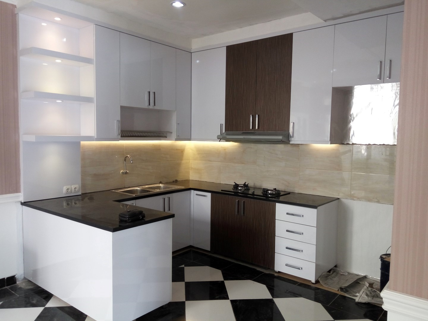 model kitchen set minimalis modern harga murah & terbaru
