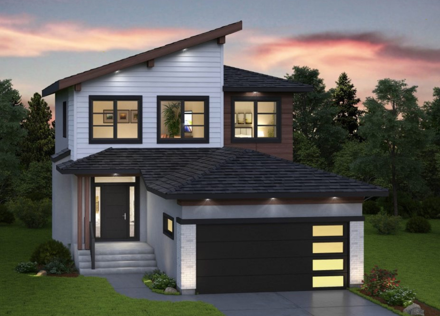 rumah minimalis terbaru atap tidak terlihat 10 model