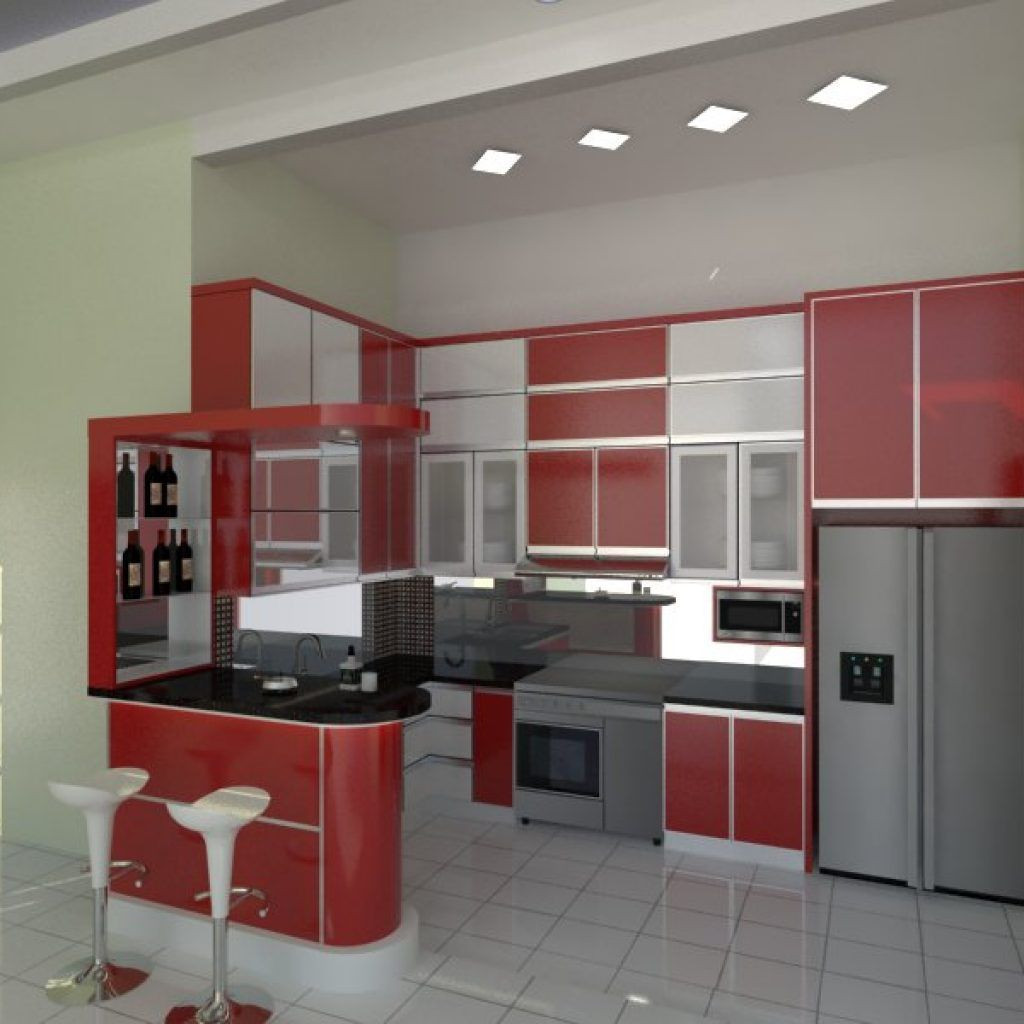√ inilah model kitchen set minimalis untuk dapur kecil ...