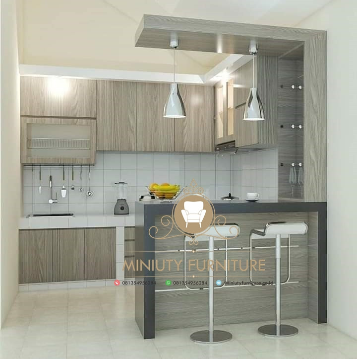 kitchen set hpl minimalis model terbaru | miniuty furniture