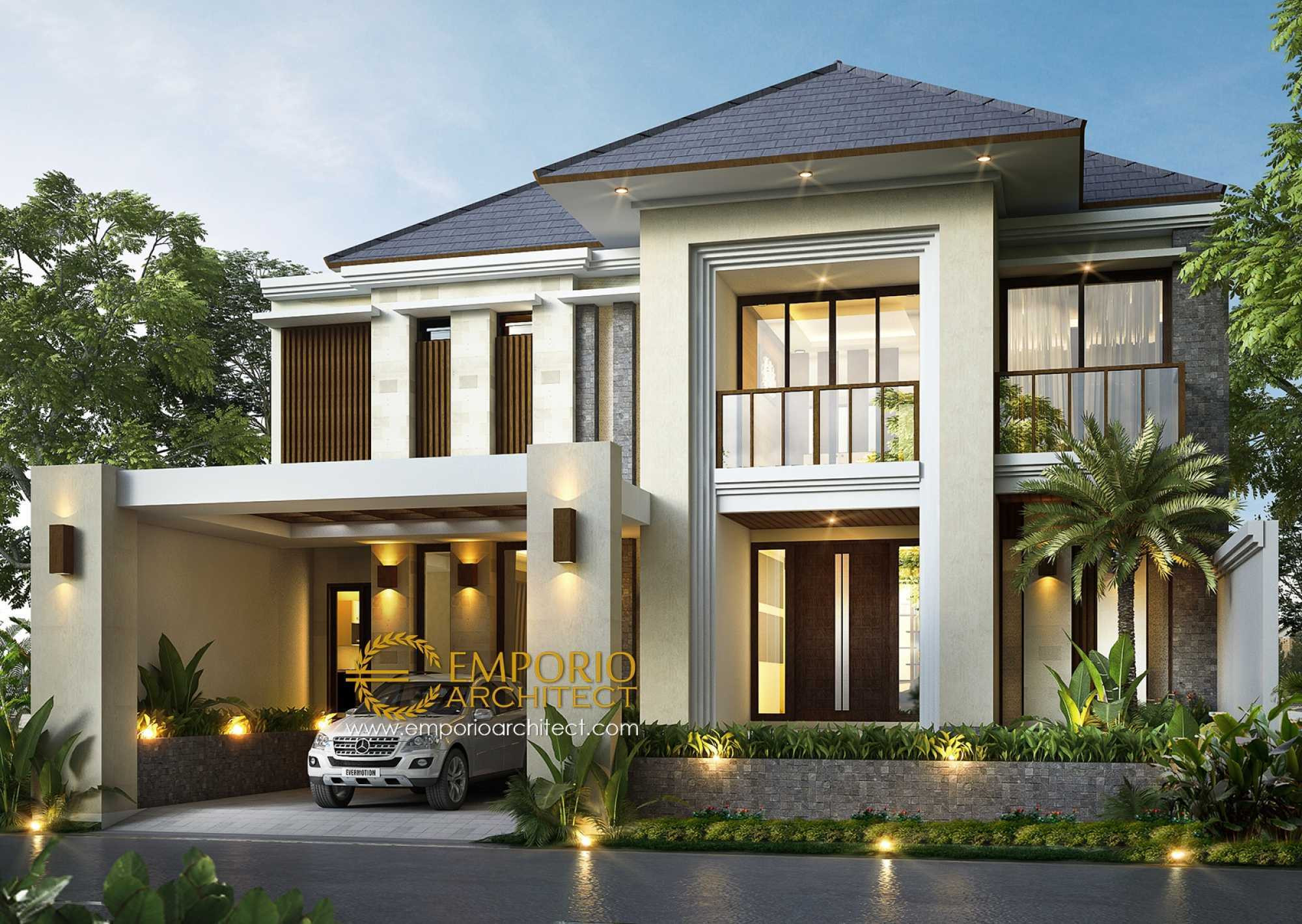 Project Desain Rumah Modern Tropis 399 @ Jakarta desain