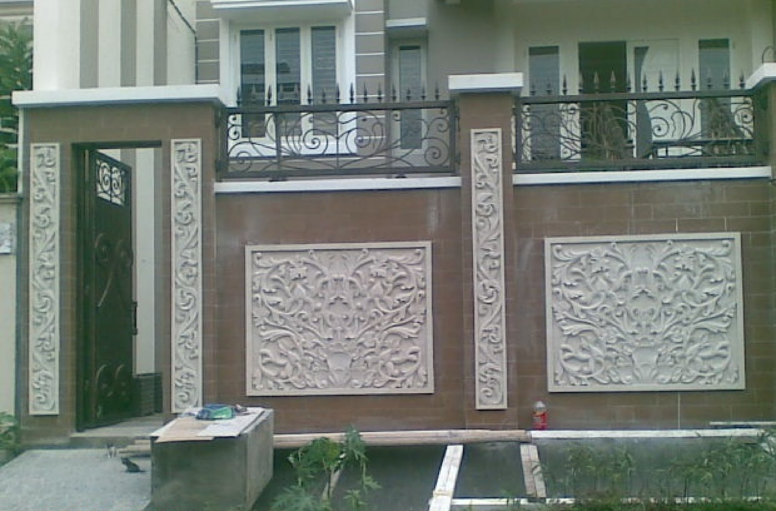 desain model pagar tembok rumah ~ gambar rumah idaman