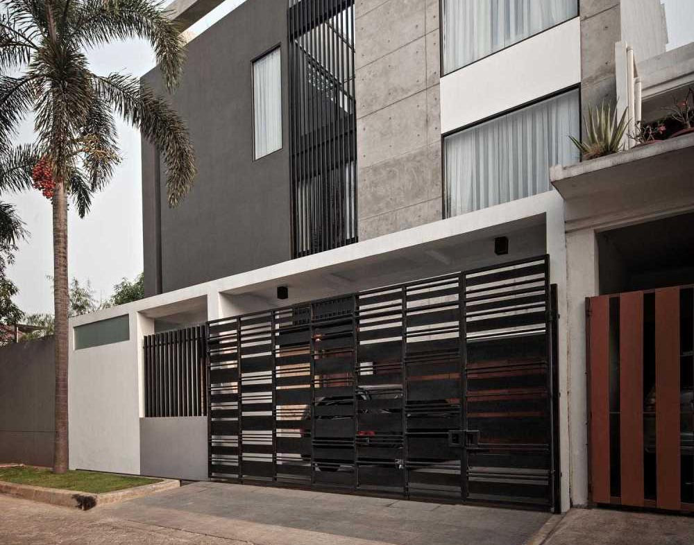 desain pagar rumah minimalis sederhana namun menawan - arsitag