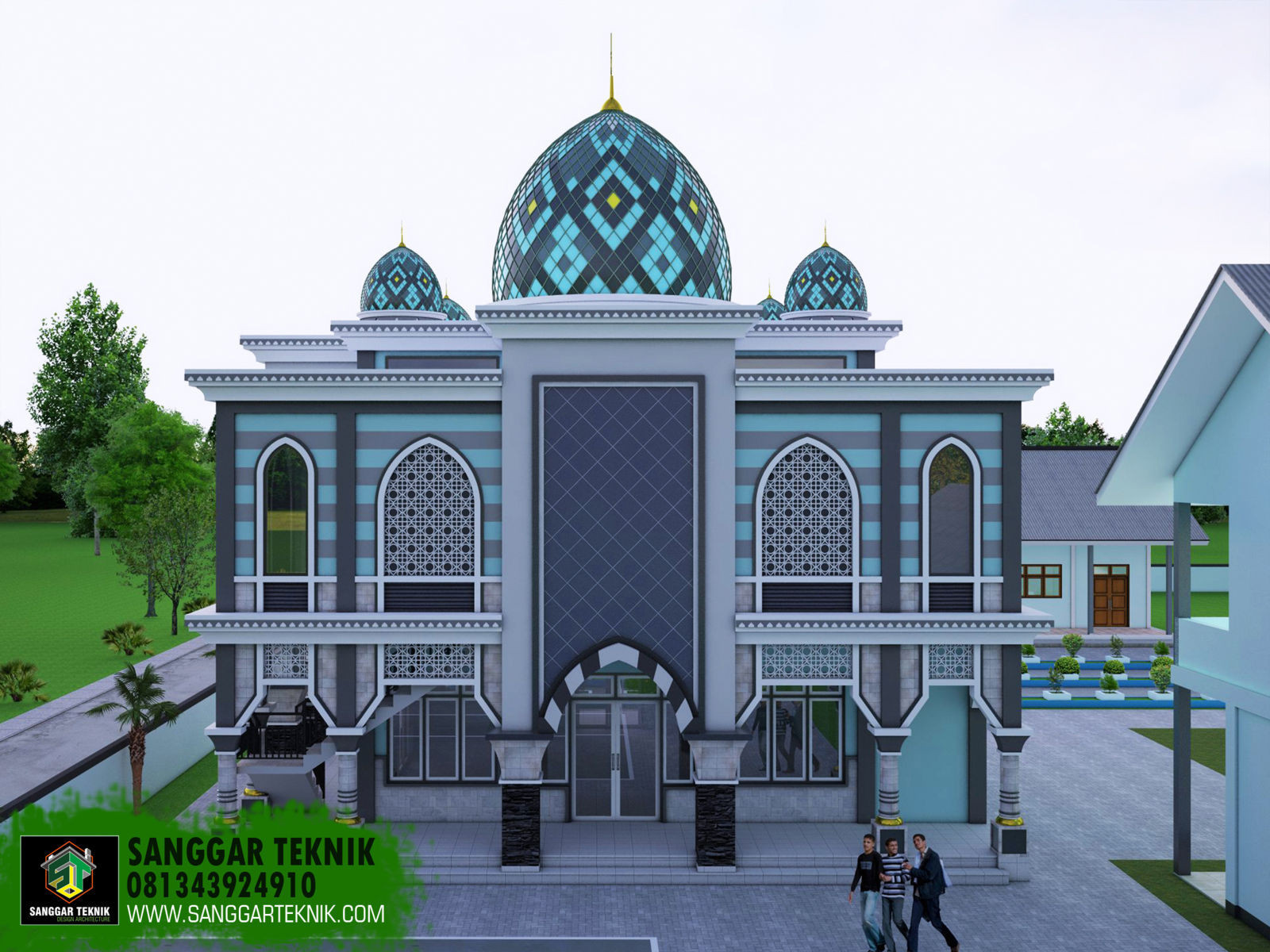 pintu gerbang masjid minimalis terbaru - pagar rumah
