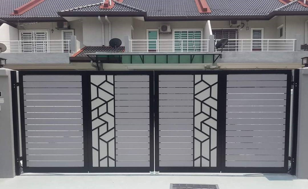 37 top konsep model pintu pagar rumah minimalis