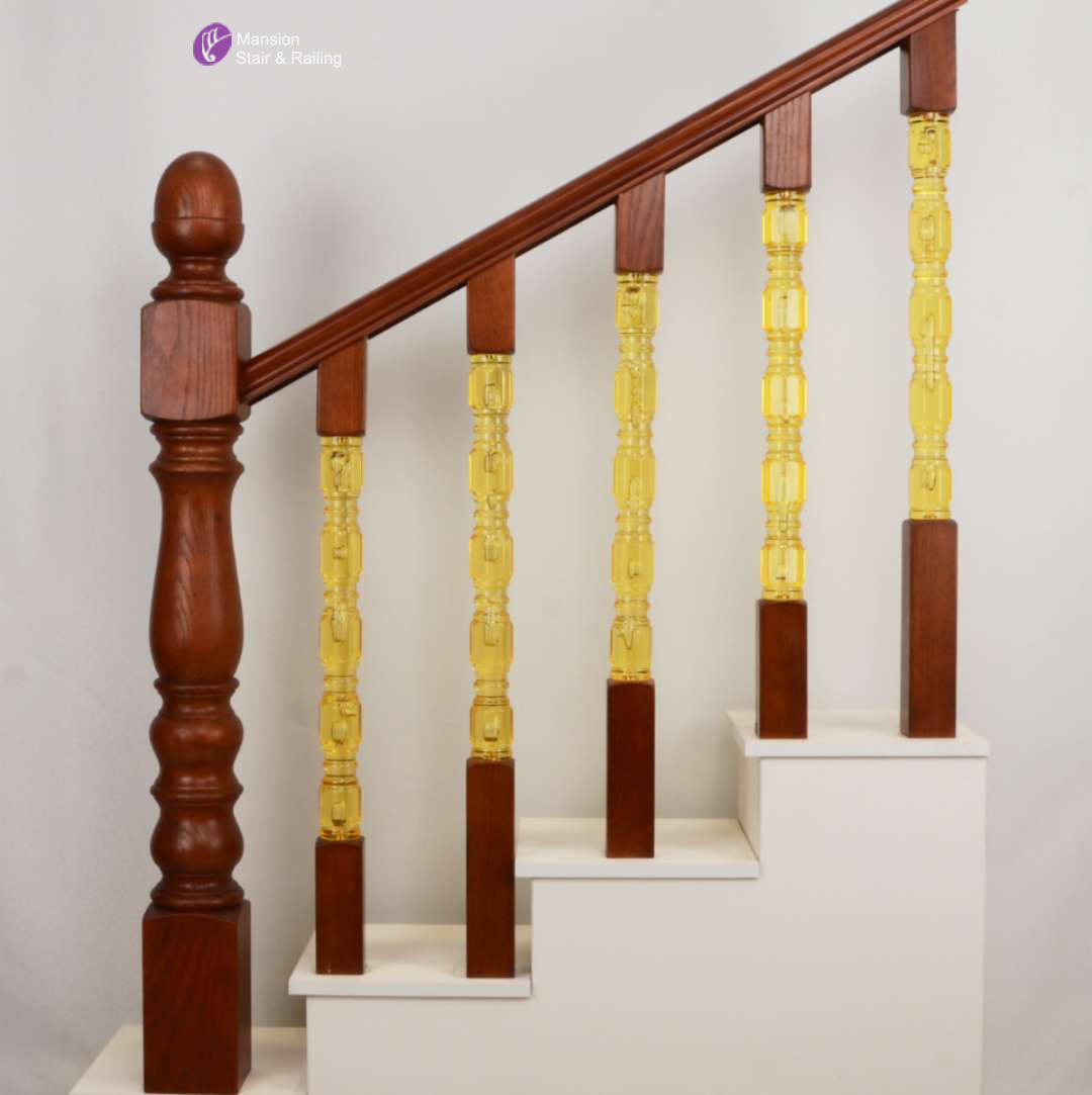 bubble acrylic stair railing pillars buy acrylic stair