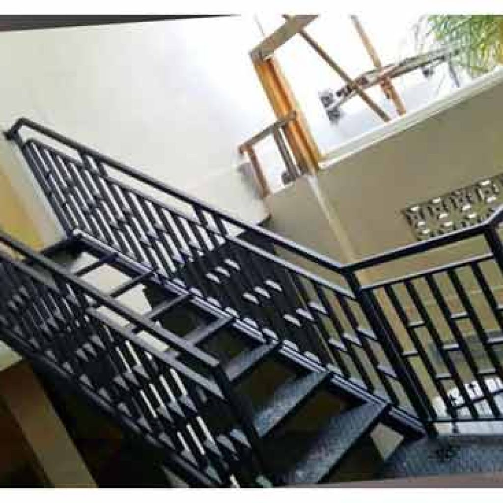gambar model desain railing tangga minimalis modern