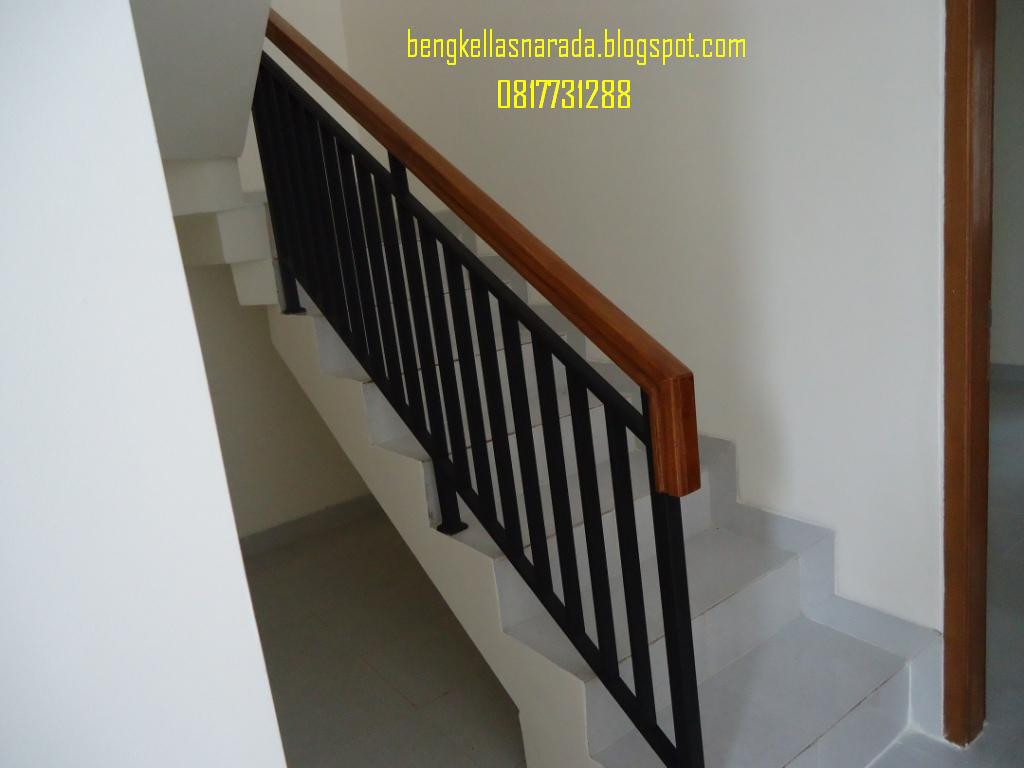 railing tangga minimalis bengkel las dan canopy minimalis