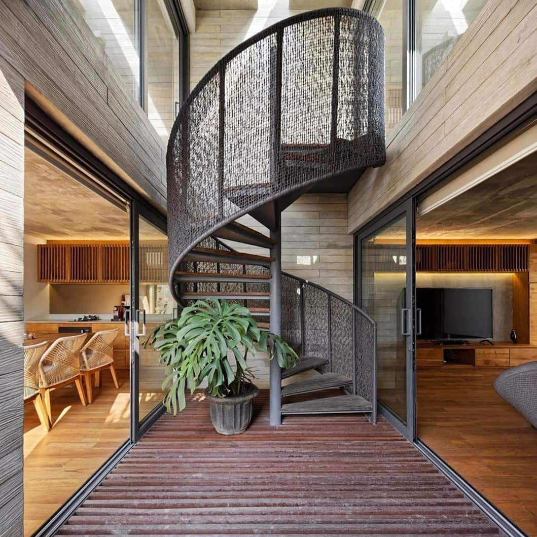 tampil minimalis! 10 inspirasi railing tangga di rumah