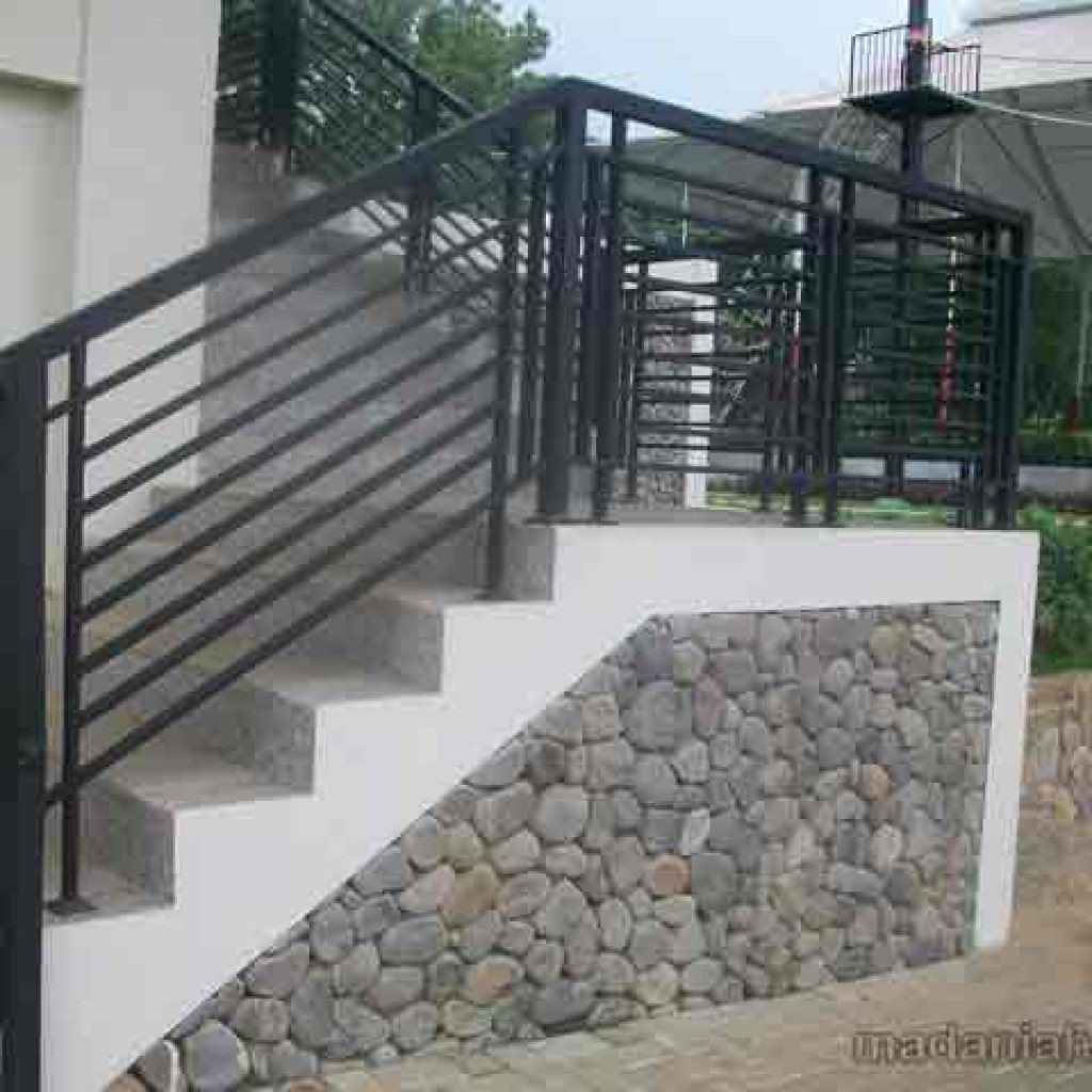 railing tangga besi hollow murah model terbaru madaniah™