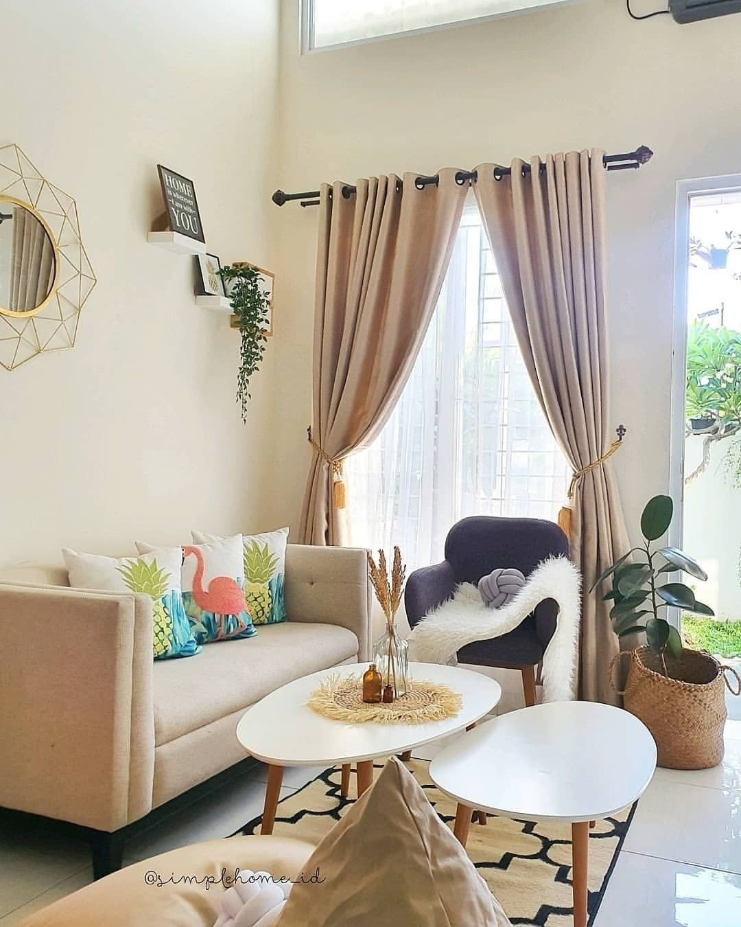 #deko ruang tamu simple in 2020 | instagram