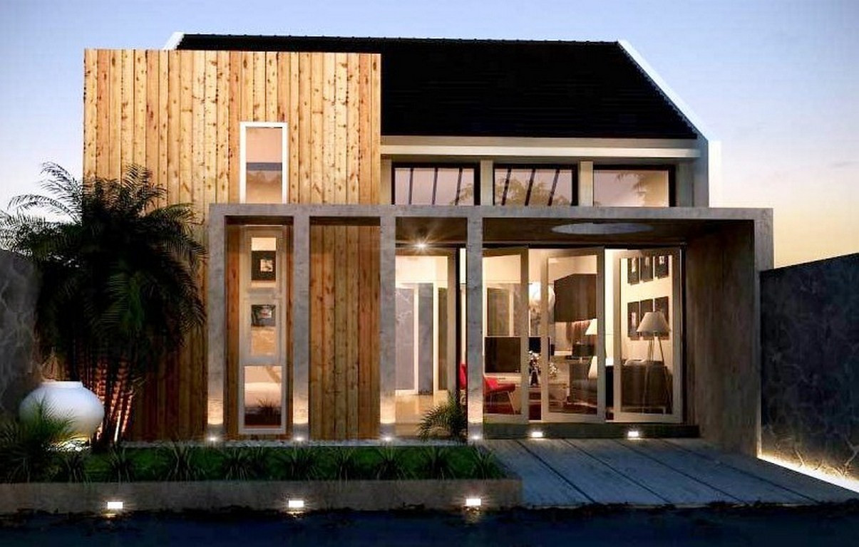 home design interior singapore: rumah 2 lantai atap limas